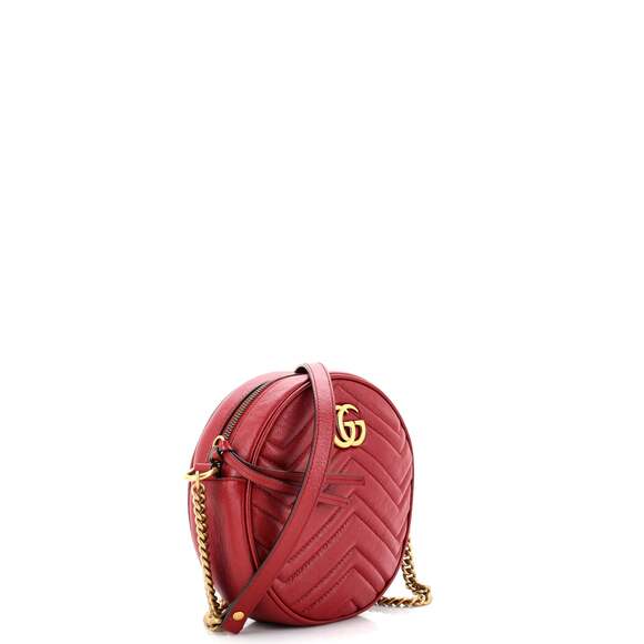 Gucci Gg Marmont Round Shoulder Bag #142179G76B - Picture 3 of 9